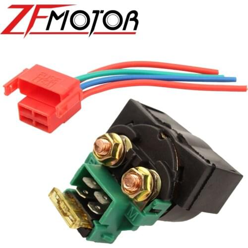 Motorcycle electrical parts lgnition key switch starter solenoid Relay with Plug for HONDA CBR250 MC19 CBR400 MC23 VFR400 NC30