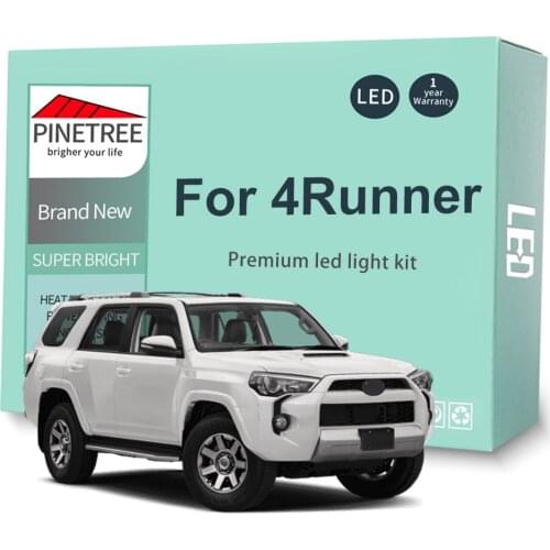 Car Led Interior Light Kit For Toyota 4Runner 1989- 2015 2016 2017 2018 2019 2020 Dome Map Light Canbus No Error