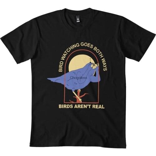 Bird Watching goes Both Ways Birds aren t Real Essential t-Shirt DMN99 Black