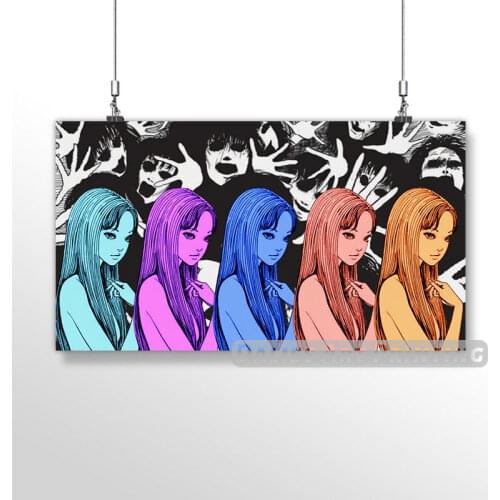 Canvas Anime Tomie Revenge Junji Ito Pictures Home Decoration Paintings Poster HD Prints Wall Art Modular Living Room Framed