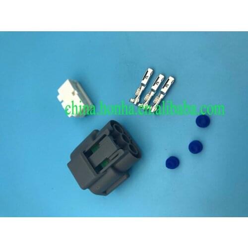 Honghuo 50/100 pcs 3 Pin Waterproof Automotive Sensor Connector 6189-0779 Ignition Coil Socket