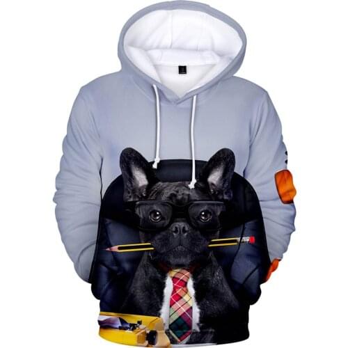 Design 3D Hoodies Fashion French Bulldog Hoodies Men/Women Harajuku Sweatshirt 3D Hoodie Casual Sweatshirt Pullover Tops