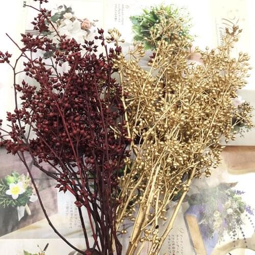 Valentines Day Preserved Fresh Flower Millet Fruit Preserved Fresh Flower DIY Material Bag Garland Car Hanging