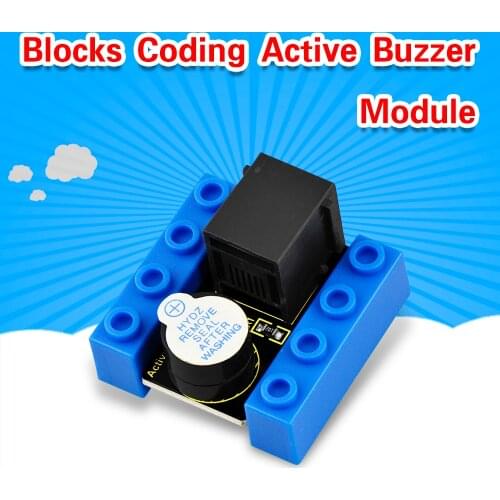 Kidsbits Building Blocks Active Buzzer Module Alarm Sensor Electronic Component For Arduino Education