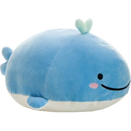 Longhorn whale plush toy girl sprouts dolphin holding pillow doll cute lazy man holding sleeping big cloth doll