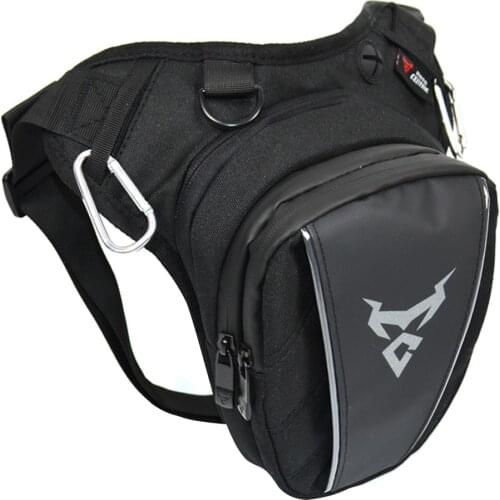 Motorcycle Drop Leg Side Bag Waterproof Unisex Multi-Function Motorcycle Bag Outdoor Moto Casual Waist Bag Motorcycle Motorbike