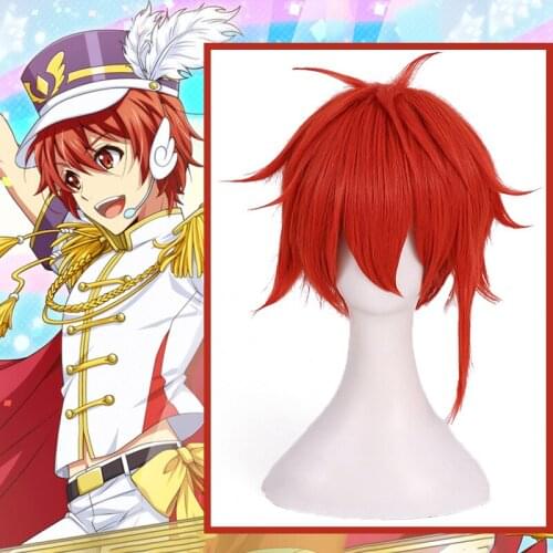 Game Anime IDOLiSH7 Cosplay Wigs nanase riku Cosplay Wig Heat Resistant Synthetic Wig Short Straight Hairs Men Comic Cartoon