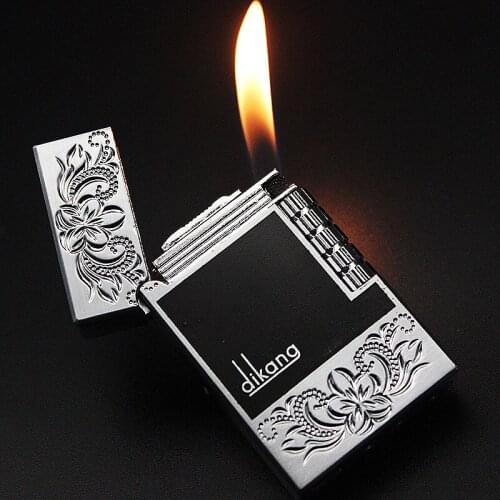 Portable Bussiness Gas Lighters Butane Metal PING Bright Sound Cigar Cigarette Lighter Christmas Gifts For Men And Women