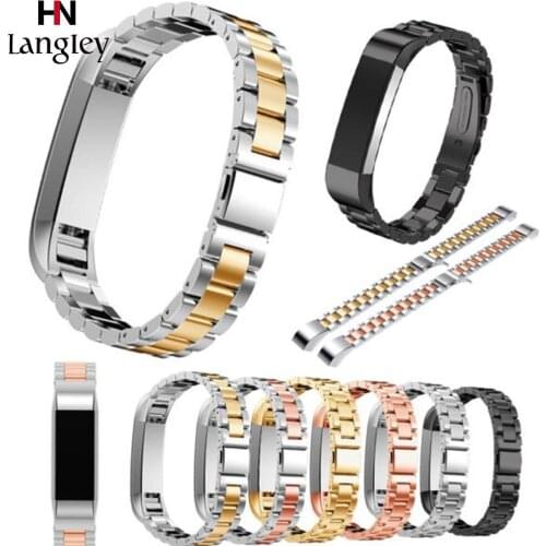 Stainless Steel Watchband For Fitbit Alta HR Straps Bracelet Links Band Fitbit Replacment Wristbands New Watch Accessories #a