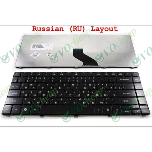 Russian Keyboard for EMachines D440 D442 D640 D 640G D528 D728 D730 D 730G D730Z D730ZG D732 Acer 4810 4810T 4820T RU Glossy
