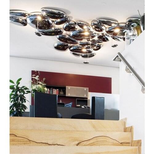 Nordic creative living room ceiling lamp model room villa club modern minimalist personality art lamp designer lamp