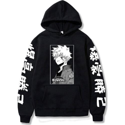 My Hero Academia Katsuki Bakugo Hoodies Sweatshirt Moleton