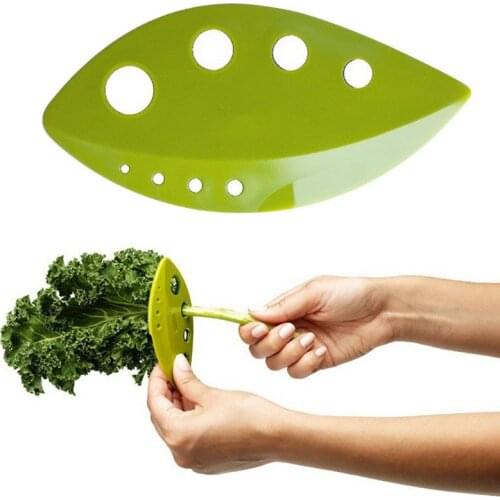 1PC Kale Chard Collard Greens Herb Stripper Looseleaf Loose Leafs Kitchen Gadgets OK 0398 kitchen tools accessories