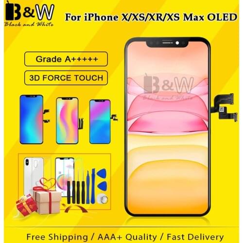 100% New OLED Lcd For iPhone X XR XS XS MAX Display Wholesale Price From Factory Display Screen 100% Test Good 3D Touch
