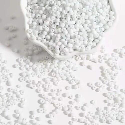 1000pcs/Lot Glass Solid Color Rice Beads Loose Beads Diy Material Bag Handmade Beaded Braided Bracelet Traction Rope Accessories