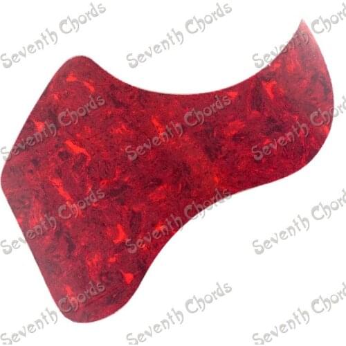 2 Pcs Red 40 " 41 " Folk Acoustic Guitar Pickguard Pick Guard Anti-scratch Plate MJTB-RED-1008