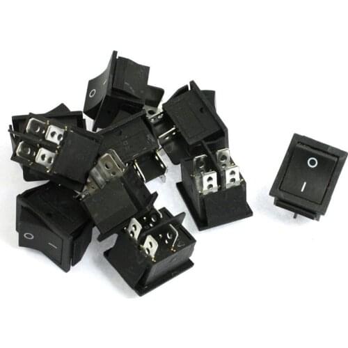 50 x DPST ON-OFF 4 Pin Rocker Boat Switches 16A/250V 20A/125V