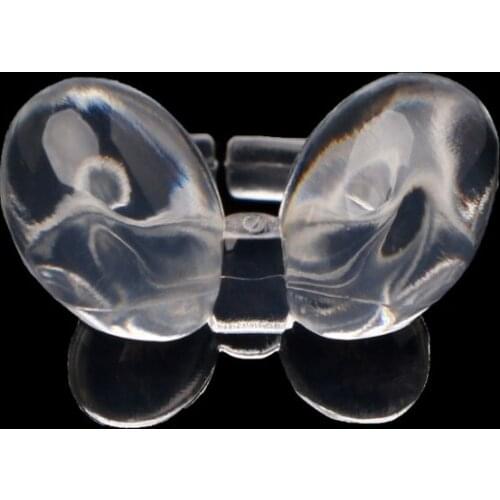 50Pcs Butterfly Nail Rings Manicure For False Nails Art Polish Display Practice