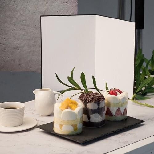 A4 Photography Cardboard Folding Reflector Black Silver White Thick Paper Book Board Reflective for Camera Photo Shooting