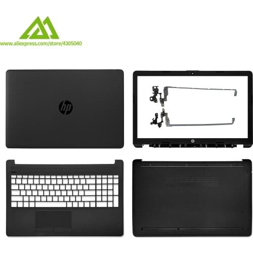 New Laptop For HP 15-DA 15-DB 250 G7 255 G7 LCD Back Cover/LCD Front Bezel/Palmrest/Bottom Case Cover Black