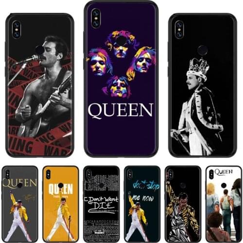 Queen Freddie Mercury Phone Case For Xiaomi Redmi 7 8 9t a3 9se k20 mi8 max3 lite 9 note 9s 10 pro Anti-fall mobile cover