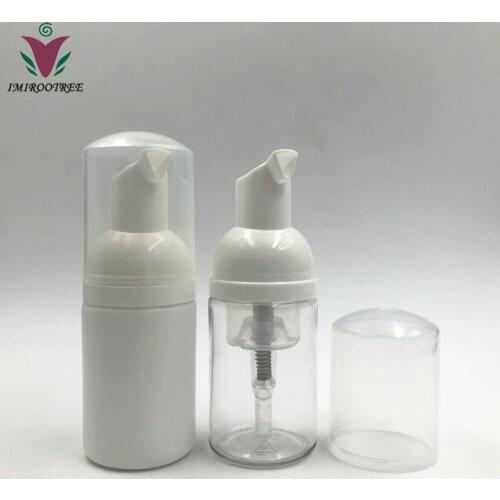 Travel Size 10pcs 30ml white clear soap dispenser foam pump plastic bottles 30ml foaming pump bottle container