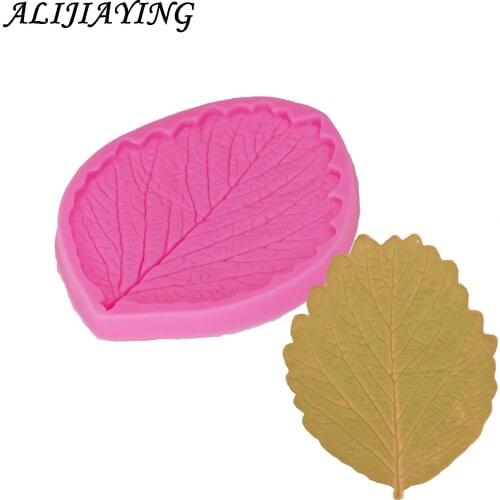 Leaves silicone mold Candy chocolate moulds cake Decorating Baking Tools Fondant Sugarpaste Craft Bakeware D1311