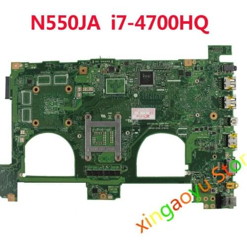 For ASUS N550JA N550JV Laptop Motherboard i7-4700HQ DDR3L Mainboard