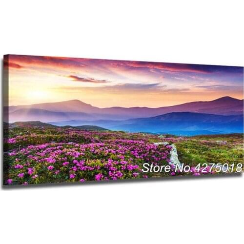 DIY Diamond Painting Cross Stitch kit Mountain Landscape flower 5D Full Drill Mosaic Embroidery Square Rhinestones Decor YG330