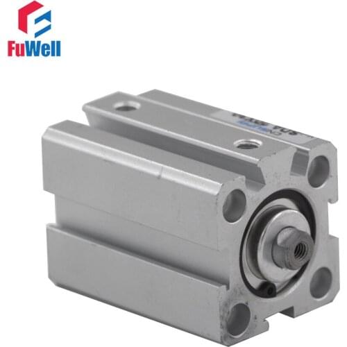 Aluminum Alloy SDA Pneumatic Cylinder 20mm Bore 5/10/15/20/25/30/40/50mm Double Action Pneumatic Air Cylinder