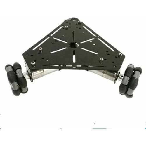 Full wheel chassis omnidirectional W3 Smart Robot Car Platform with Omni Universal Wheel, High hardness of steel for Arduino DIY