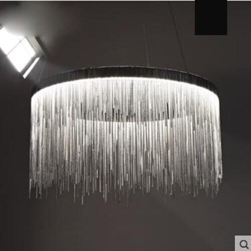 Post-modern minimalist living room chandelier Nordic dining room villa personality art led creative lighting led chandelier lamp