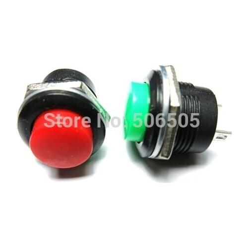 R13-507 16mm reset switch Lockless switch Small push button switch 10pcs/lot