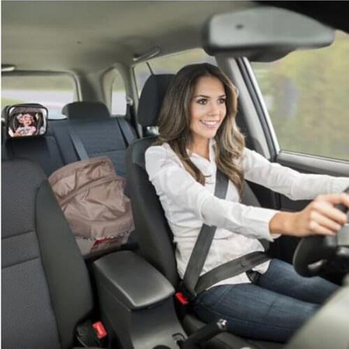 Adjustable Wide Car Rear Seat View Mirror Baby/Child Seat Safety Mirror Monitor Headrest High Quality Car Interior Styling