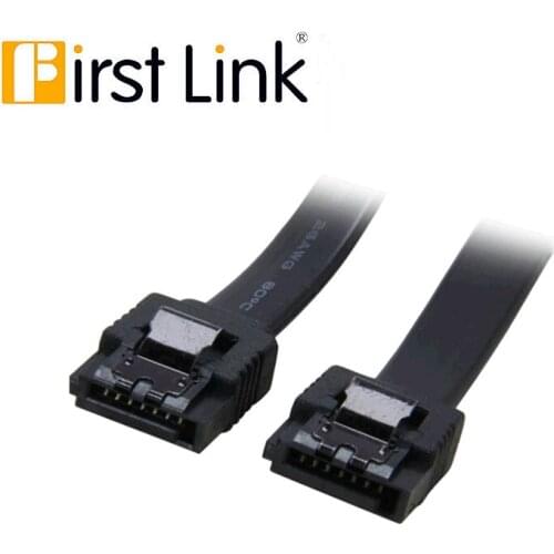 SATA3 Serial ATA Data Cable with Lockout Lock for PC Laptop SATA 3.0 SATAIII 6Gbps HDD Hard Drive / SSD-black