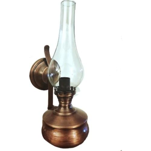 2 Piece Ottoman Vintage Wall Lamp, Night Lamp, Bedside Lamp, Hall Lighting, Outdoor Lighting, Handmade Gas Lamp with Electric