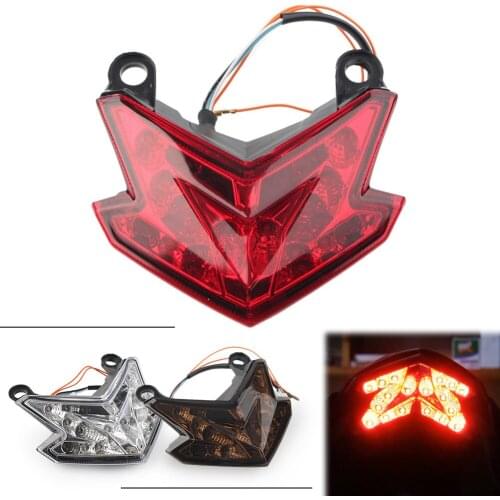 Motorcycle Integrated LED Turn Signal Tail Light For KAWASAKI Z800 2013-2016 & Z125 2016 2017 & ZX-6R NINJA 2013-2017