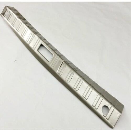 Stainless Steel Interior Rear Bumper Protector Sill Rear Trunk Scuff Plate Trim for Peugeot 408 2014 2015 Car-Styling Accessory