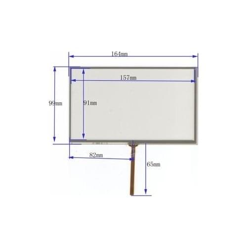10pcs/lot New 7 inch 164mm*99mm resistive touch screen 164*99 mm