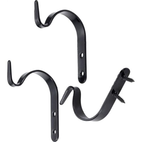 2Pcs Iron Wall String Light Hooks Furniture Wind Chimes Garden Hanging Basket Planter Lantern Bird Feeder Hanger Holder 56*10mm