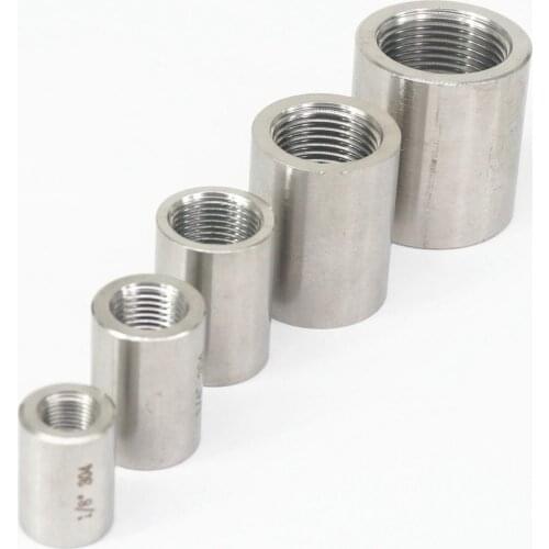 304 Stainless Steel Pipe Fittings 1/8" 1/4" 3/8" 1/2" 3/4" 1" BSP M20*1.5mm Female Thread Adapters 30Mpa 4284 PSI