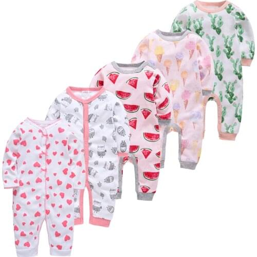 5pcs Baby Pyjamas Girl Boy Pijamas bebe fille Cotton Breathable Soft ropa bebe Newborn Sleepers Baby Pjiamas