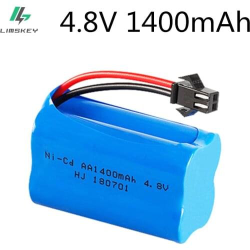 4.8v 1400mah Ni-Cd Battery nicd AA 4.8v rechargeable battery pack for RC cars 4.8v RC boat toy Battery 4.8 V 1400 Ni-Cd Battery