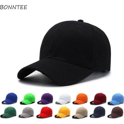 Baseball Caps Women Simple Leisure All-match Solid Fashionable Outwear Womens Various Color Korean Style Harajuku Cap Adjustable