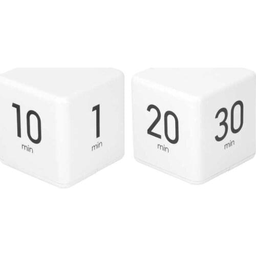 Gravity Sensor Cubic Digital Timer With Display Time Management For Home Kitchen School Office Adjustable Volume