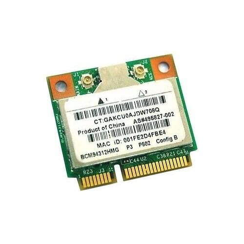 Wireless Adapter Card for Broadcom BCM94312HMG bcm4312 Wifi Half Mini Pci-e card BCM4312 PCI-E WLAN For HP Sps 504593-002