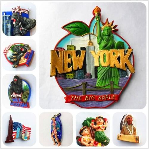 Fridge Magnets America Turkey Thailand Frankfurt Czech Vietnam Korea Ukraine Paris Vietnam California Souvenir Home Decor