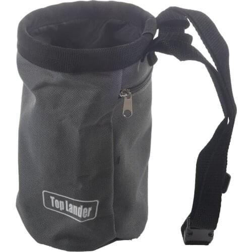 New-Top Lander Rock Climbing Chalk Bag Mountaineering Bouldering Weightlifting Gym Magnesium Powder Storage Pouch With Zip Pocke