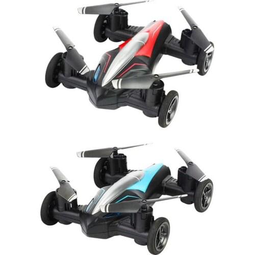2.4G Mini RC 2in1 Drone Flying Stunt Car Land And Air Dual Mode Racing Professional Quadcopter 3D Flip Drones Toys For Boys New