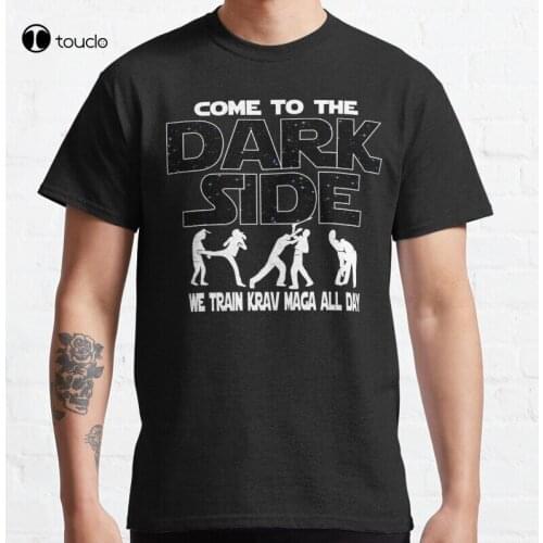 New Krav Maga T Shirt - Come To The Dark Side Classic Krav Maga Lover Quotes T-Shirt Cotton Tee Shirt S-5XL